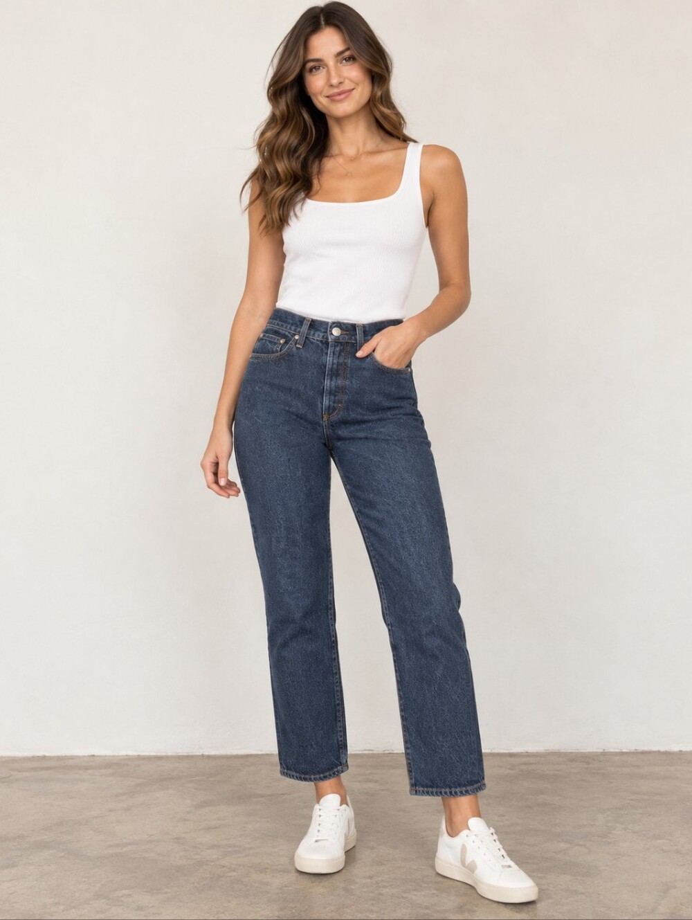 ❤️ RAG & BONE NINE HIGH RISE ANKLE CIGARETTE STRAIGHT JEANS IN RINSE WASH, 8 (29